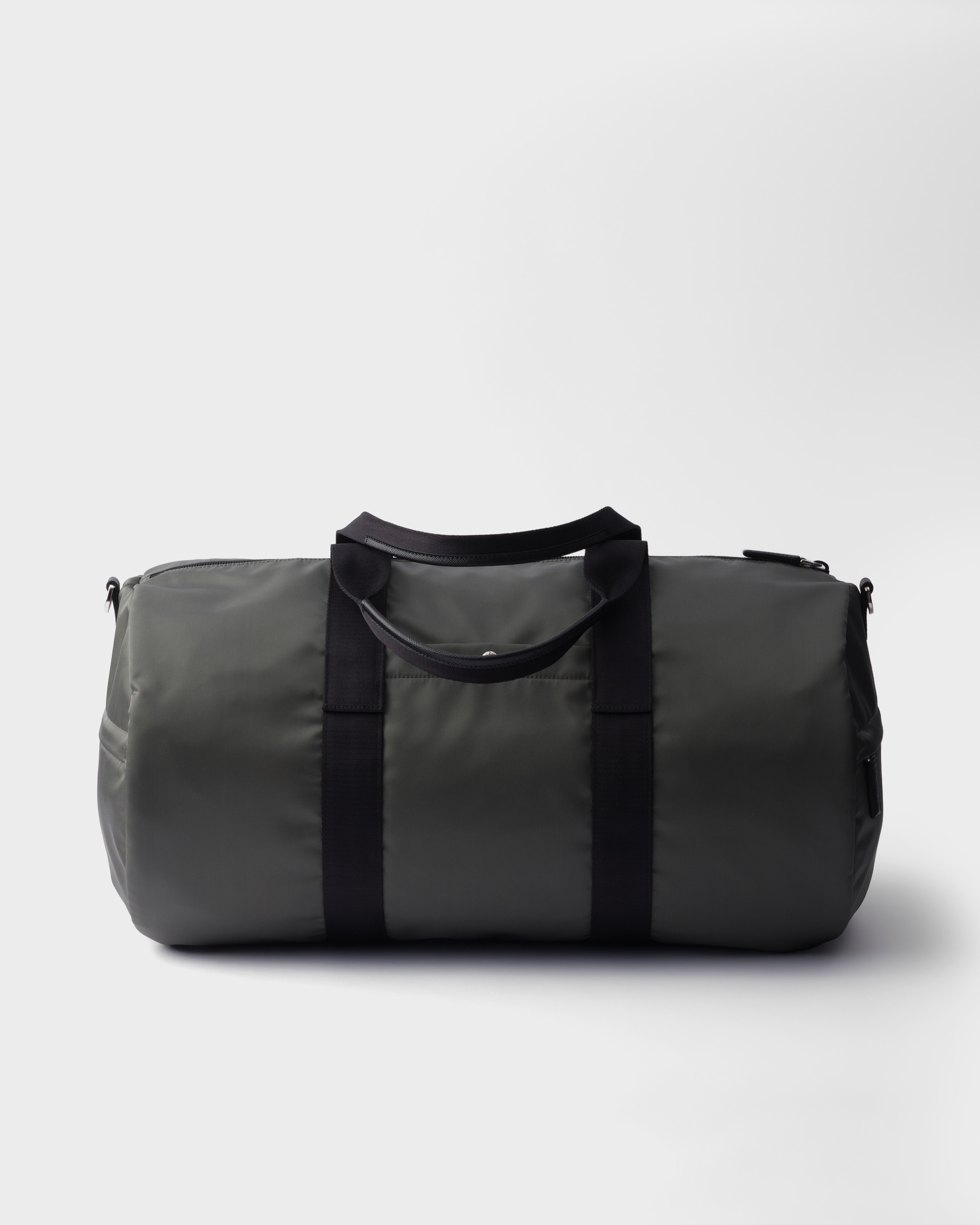 Re-Nylon and Saffiano leather duffle bag - 4