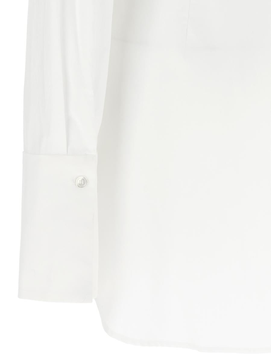 Tシャツ・カットソー Nensi Dojaka FW24 'Hybrid' shirt (NDAW24SHT031 WHITE) NENSI DOJAKA Nensi Dojaka 'Hybrid' Shirt | baltini | REVERSIBLE