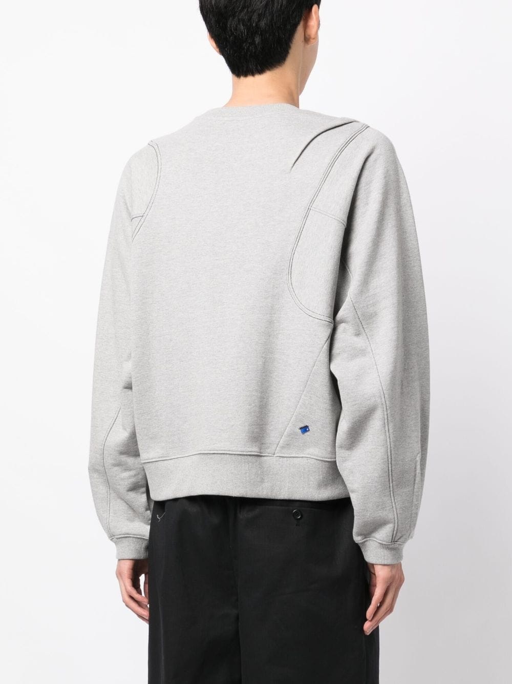 embroidered cotton sweatshirt - 4
