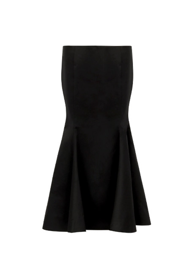 BURGEON SKIRT BLACK SATEEN 1