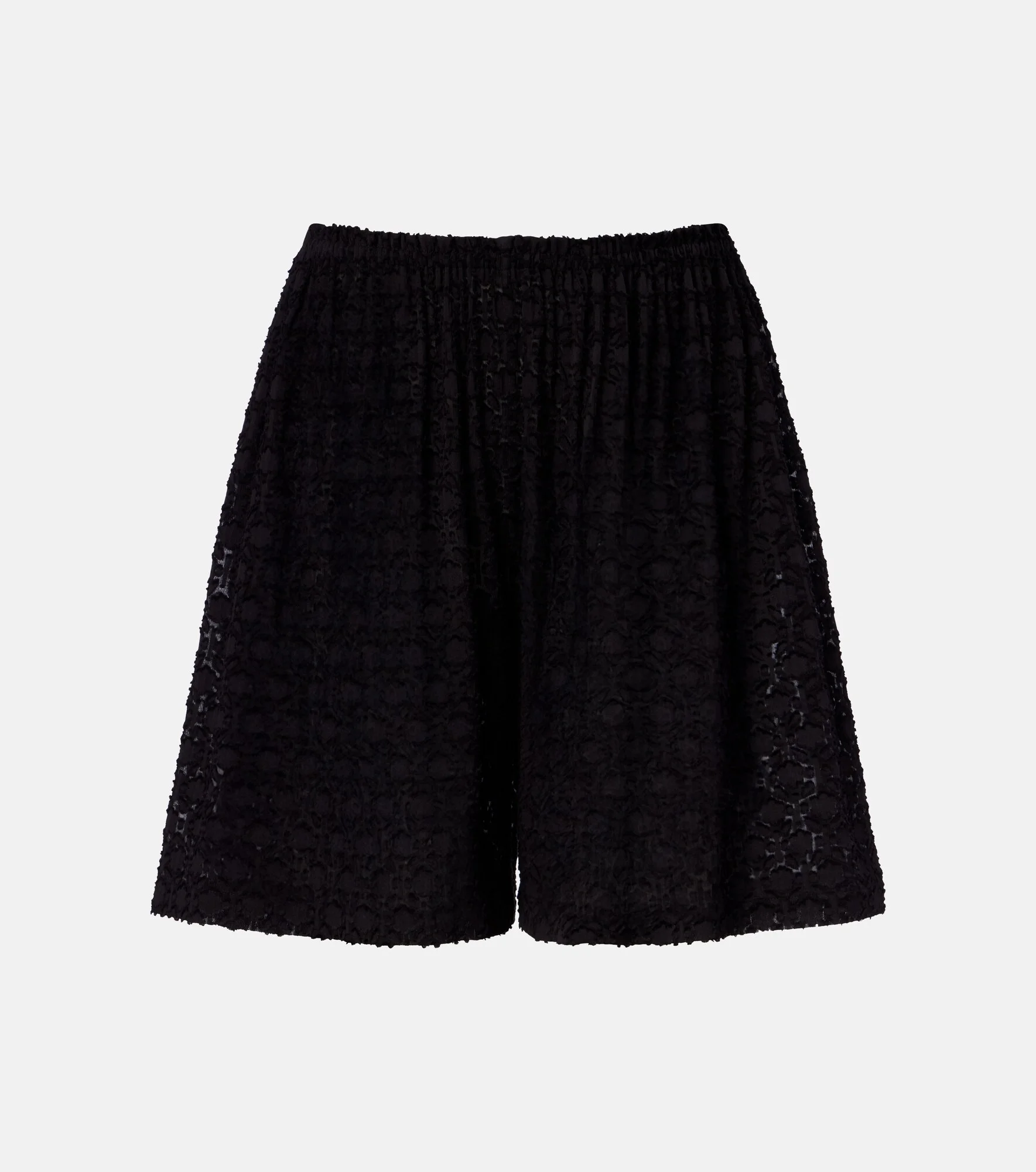 Inoubliable silk and cotton jacquard shorts - 1