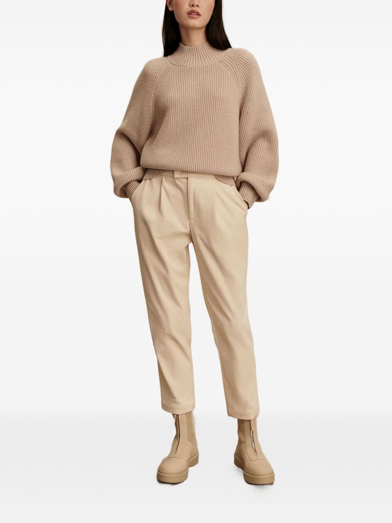 VARLEY high-neck ribbed jumper outlook