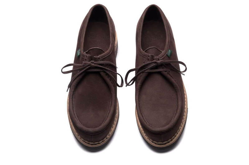 Mirabelle Taurillon Nubuck Chocolate - Rubber Sole 4