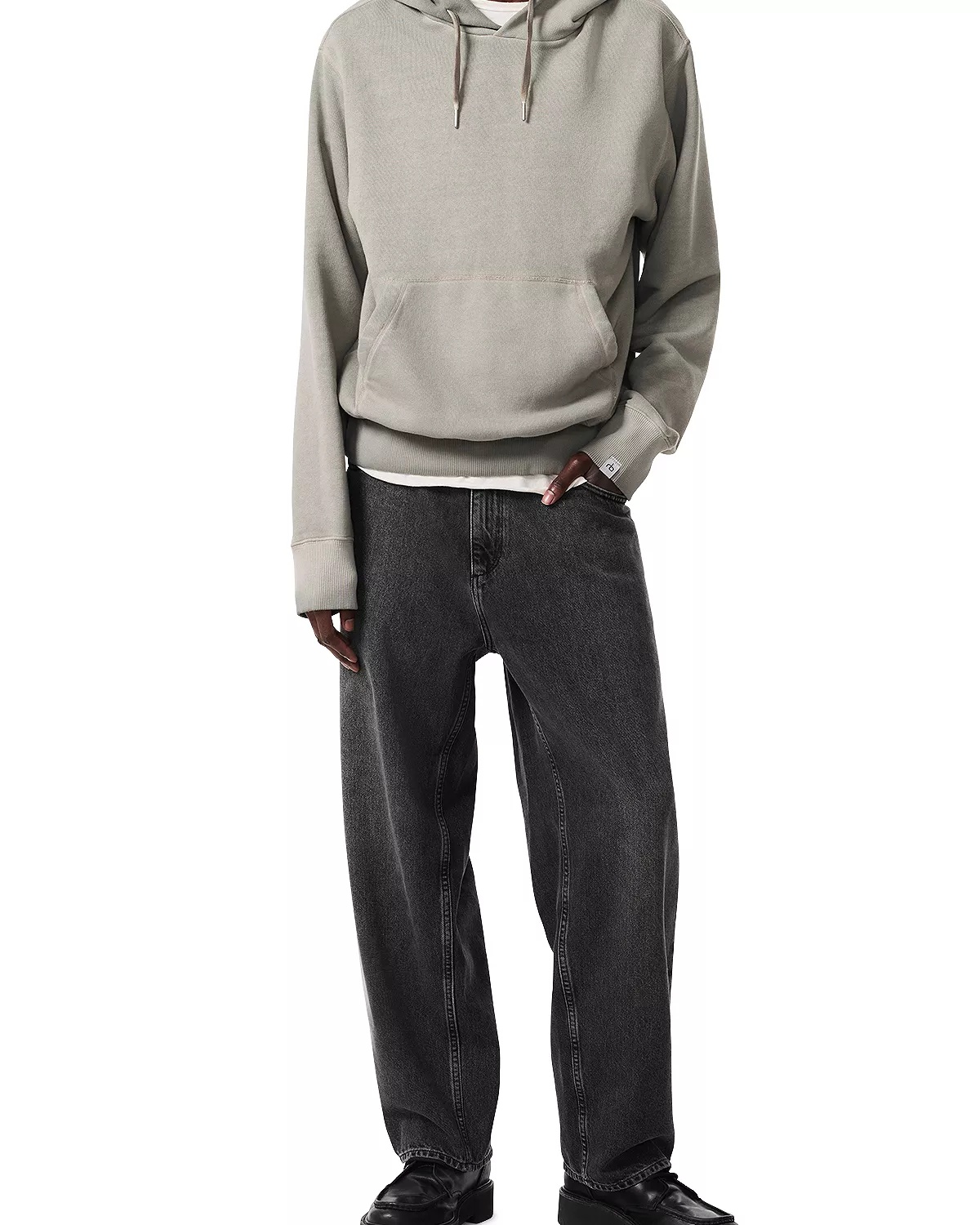Authentic Rigid Baggy Jeans in Onyx Black - 2