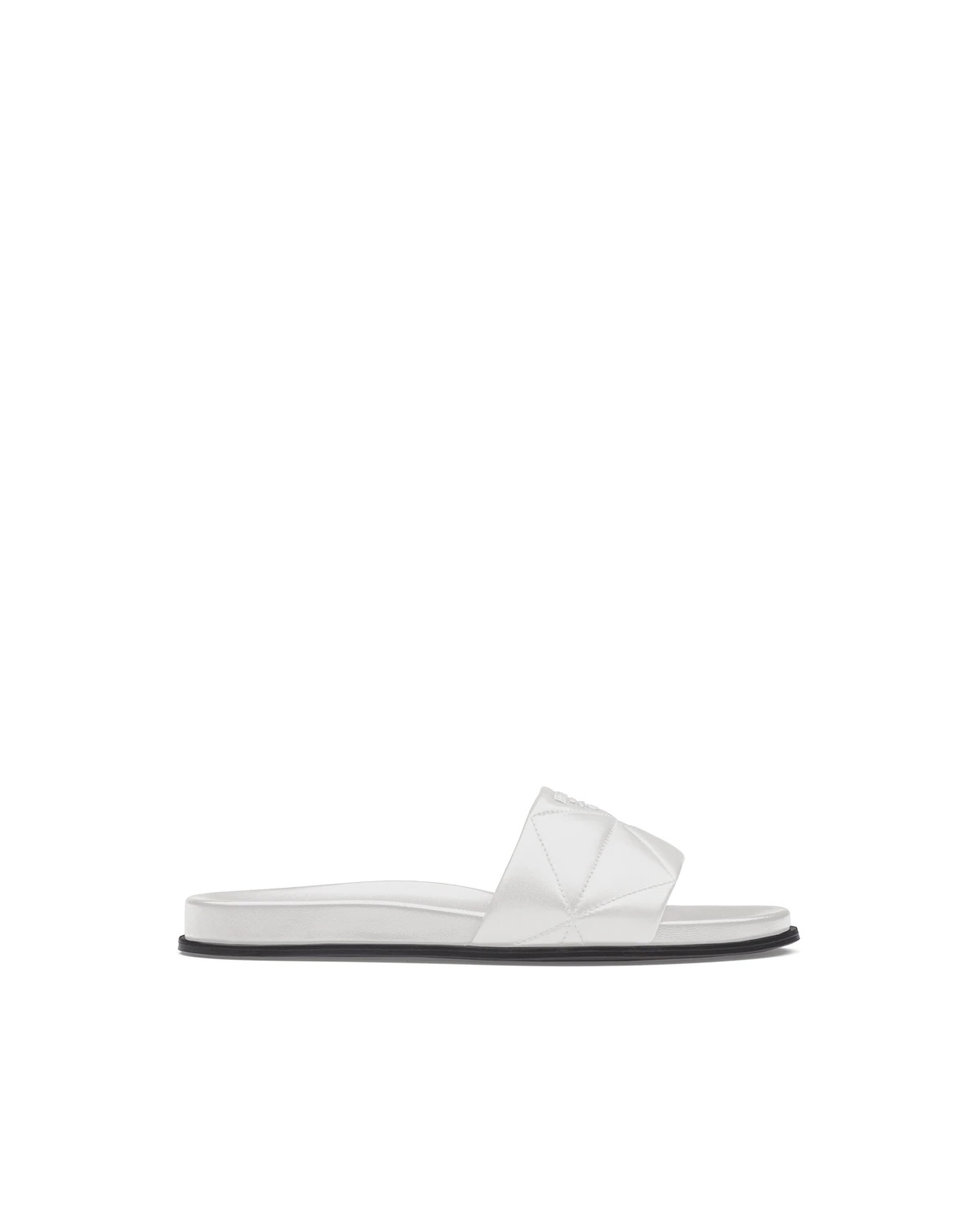 Nappa leather slides - 2
