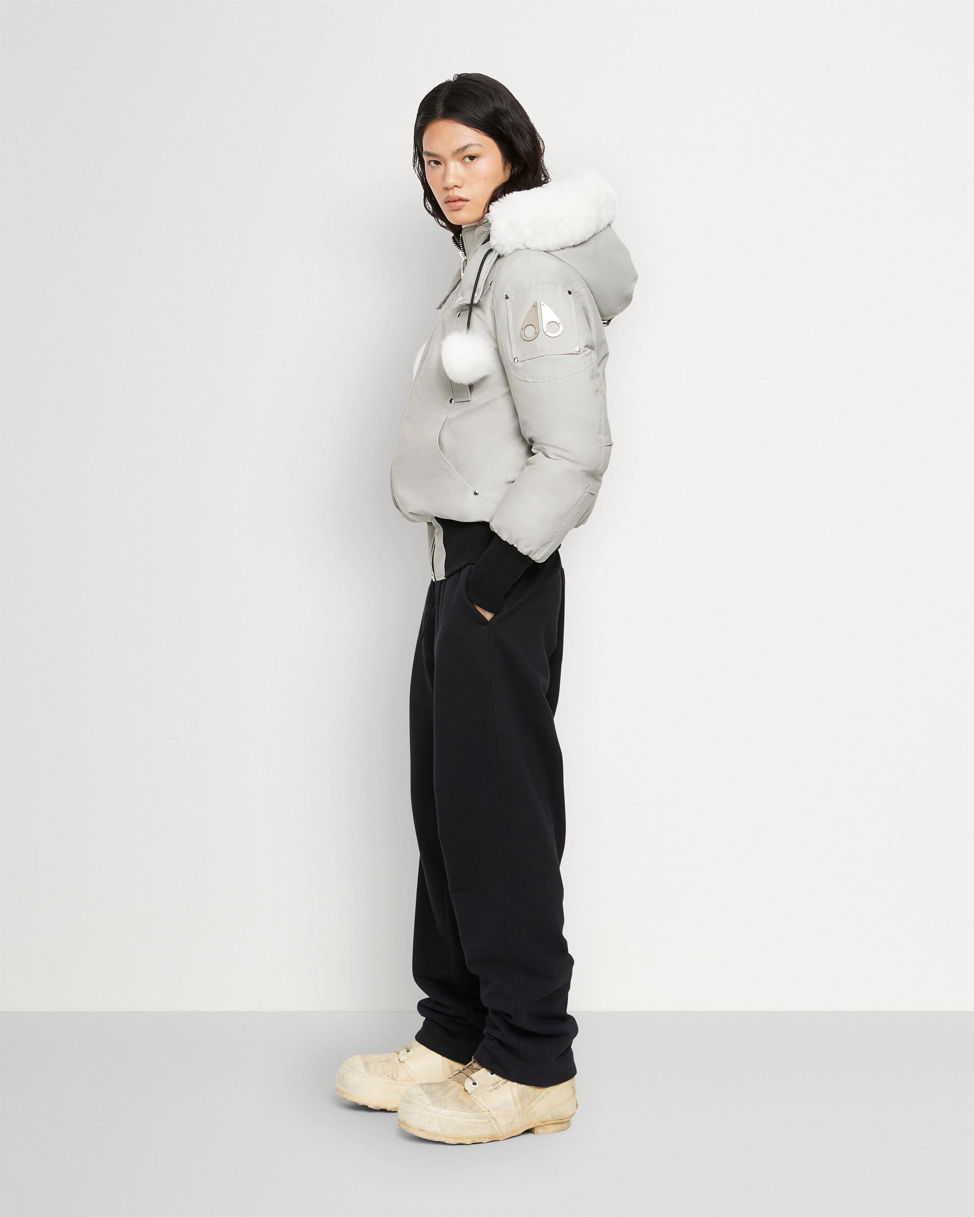ORGINAL DEBBIE SHEARLING BOMBER JACKET - 3