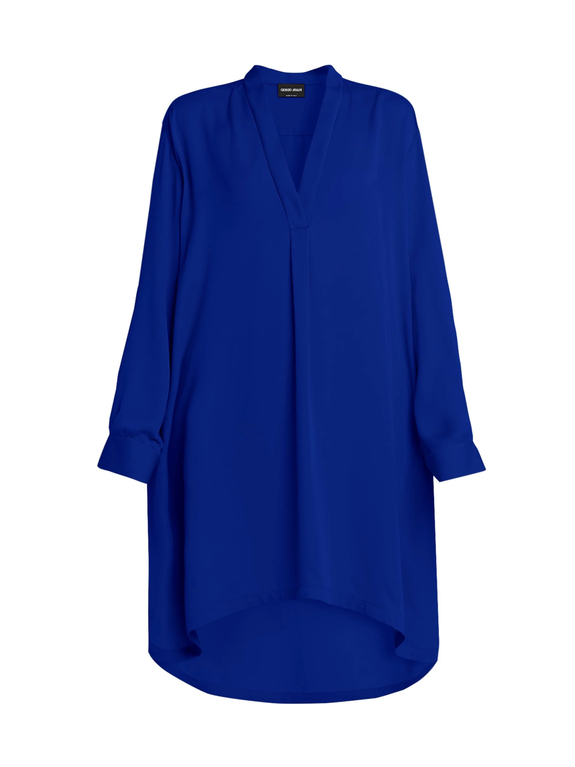 Women's Silk Georgette Tunic Blouse - Surf The Web - 1