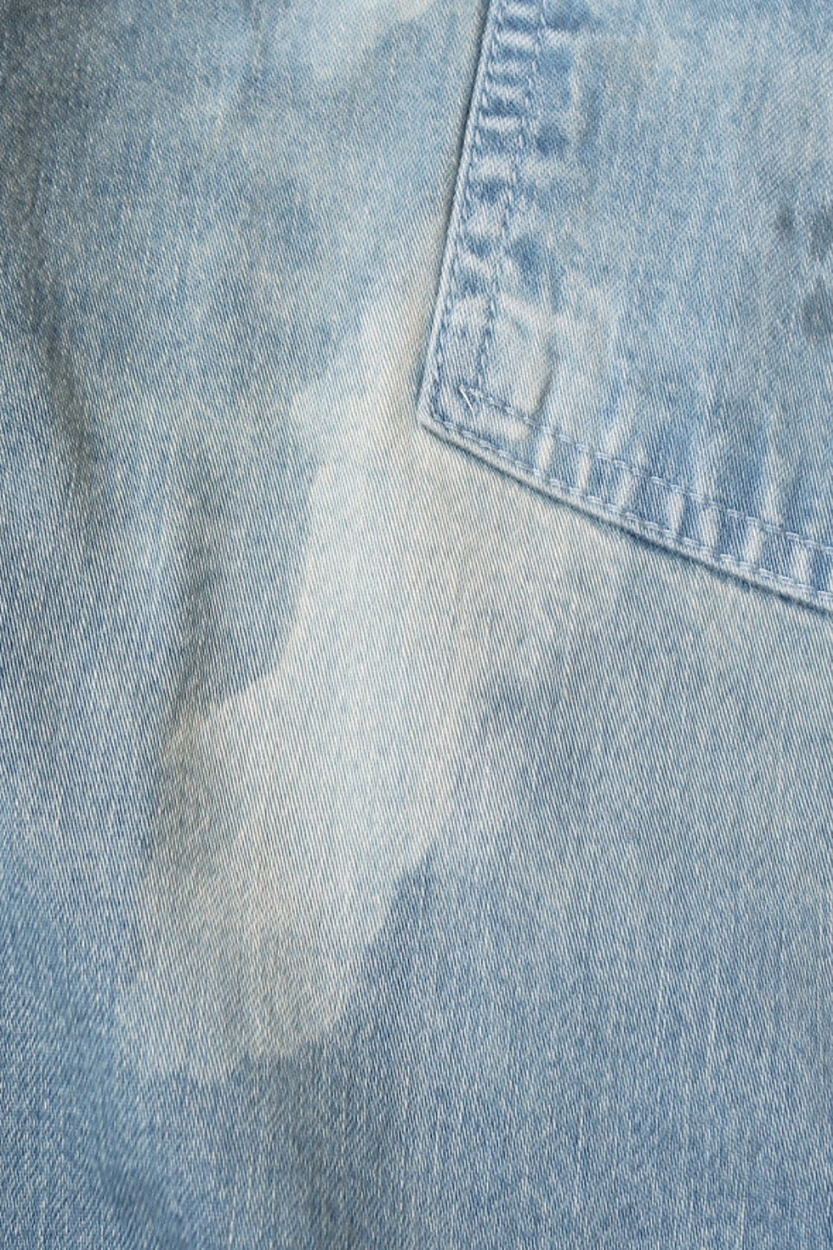 Knit x 8oz Denim Coverall Polo Shirt - Sax - 3