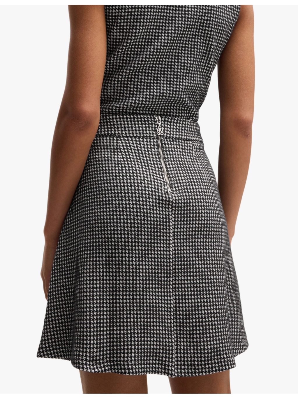 Jacquard slim-fit high-rise stretch-jersey mini skirt - 5