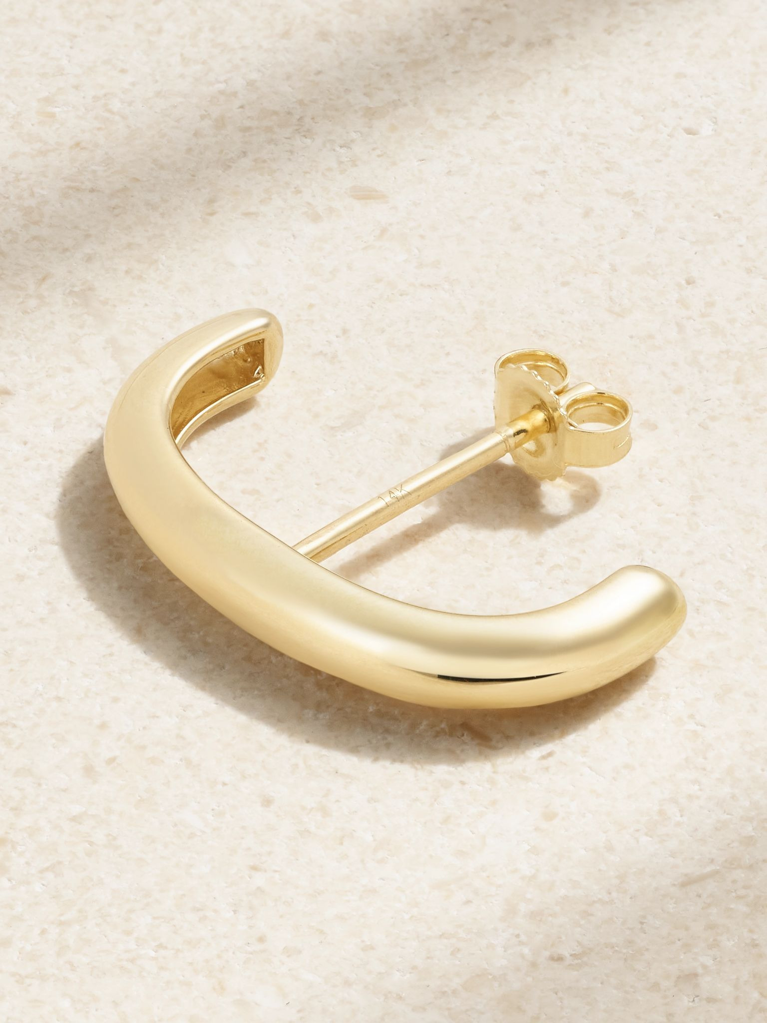 Golden Glow 14-karat gold single earring Gold - 3