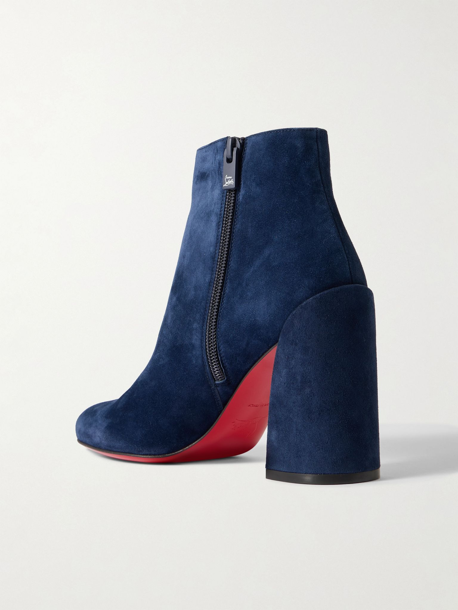 Turela 85 suede ankle boots Navy - 3