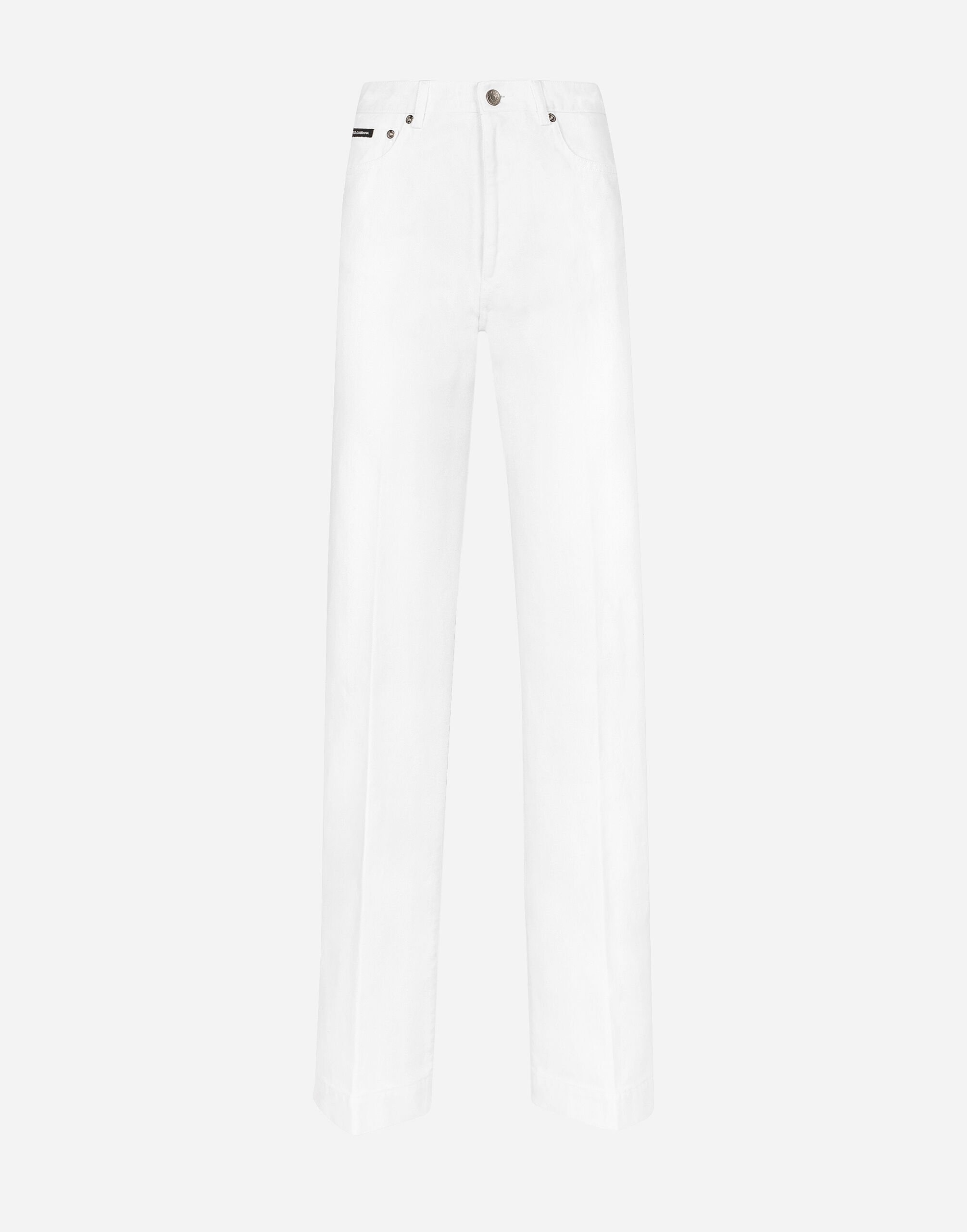 Flared denim jeans - 1