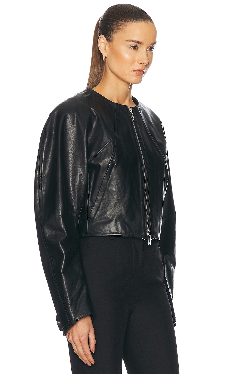 Articulated Leather Jacket - 3