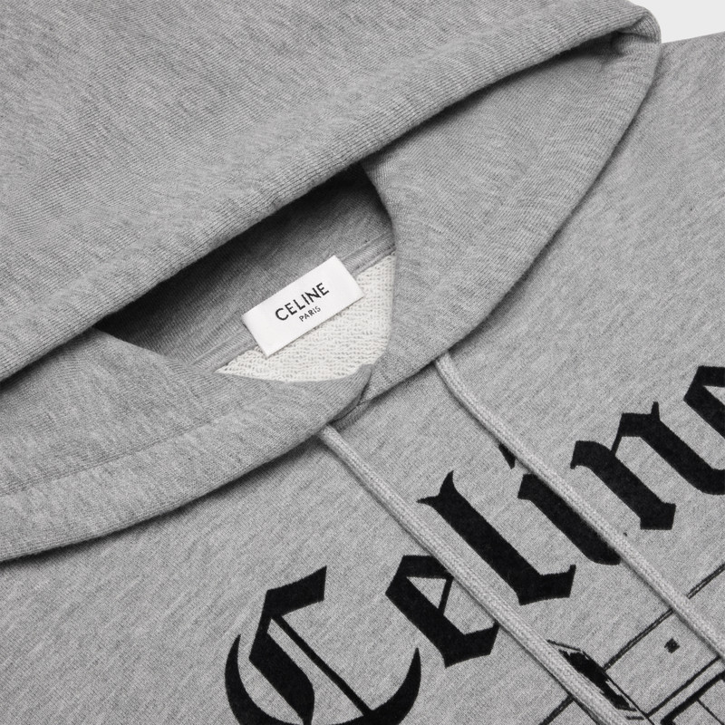 troubadour loose hoodie in cotton fleece 3