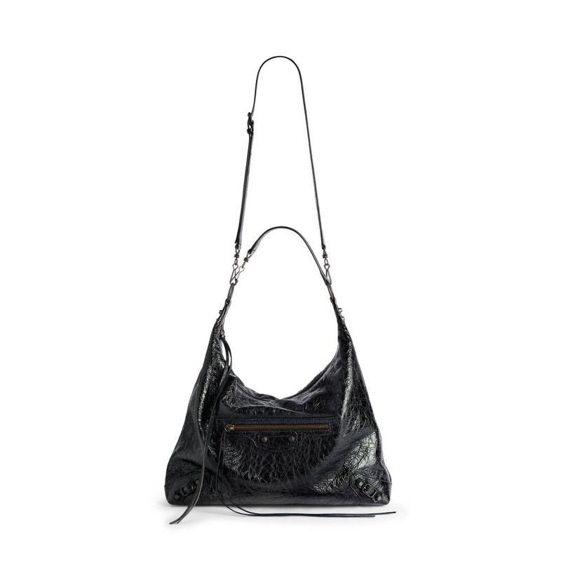 Women's Le City Hobo Bag Medium in Black 4