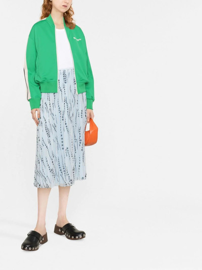 REDValentino star-print pleated skirt outlook