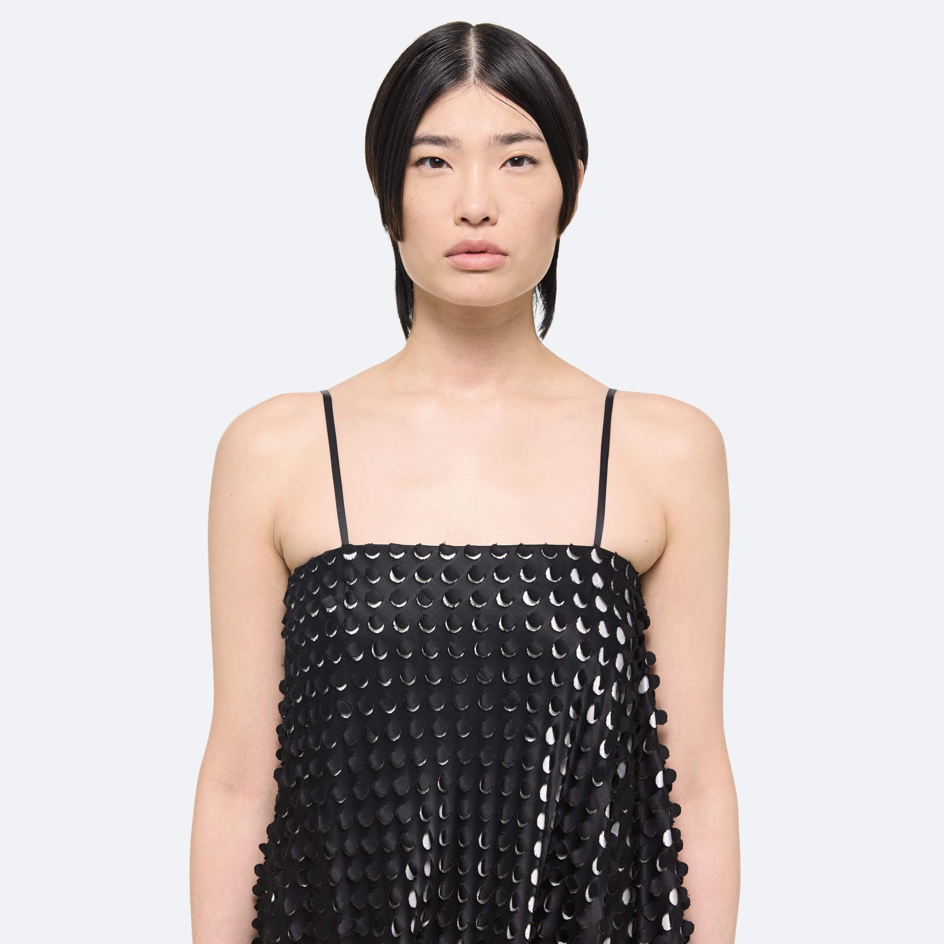 HOLE-PUNCHED BUBBLE DRESS - 6