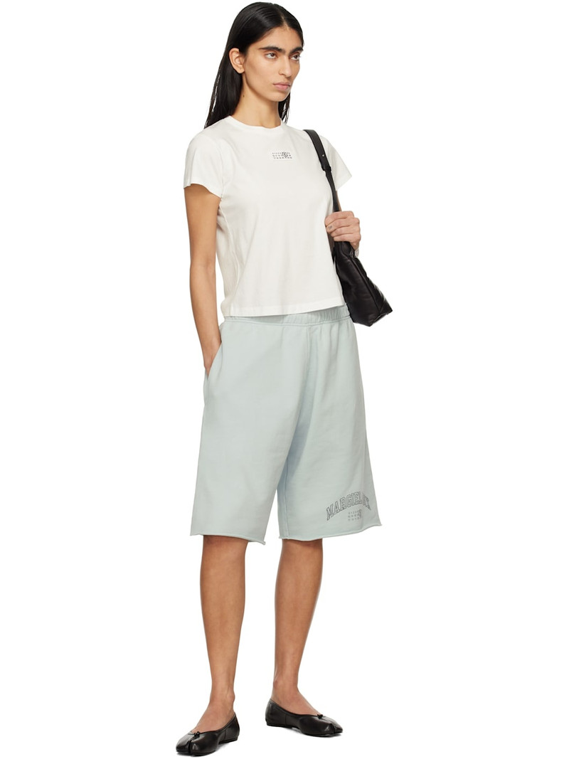 MM6 Maison Margiela White Logo T-shirt outlook