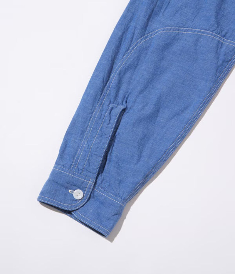 SC25513 Vat Dye Chambray Work Shirt 4