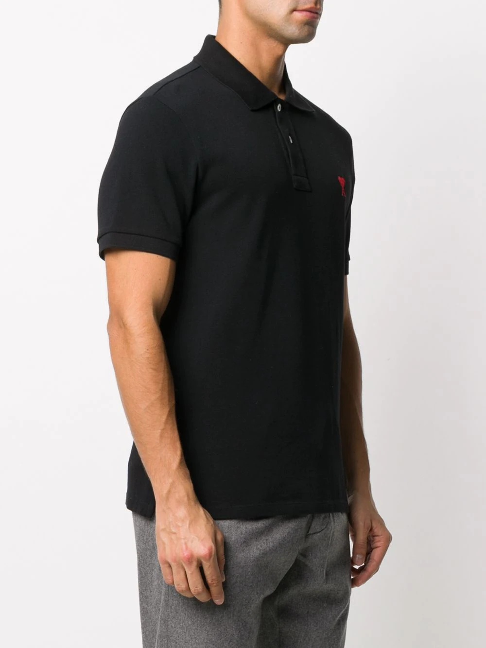 Ami De Coeur embroidered polo shirt - 3