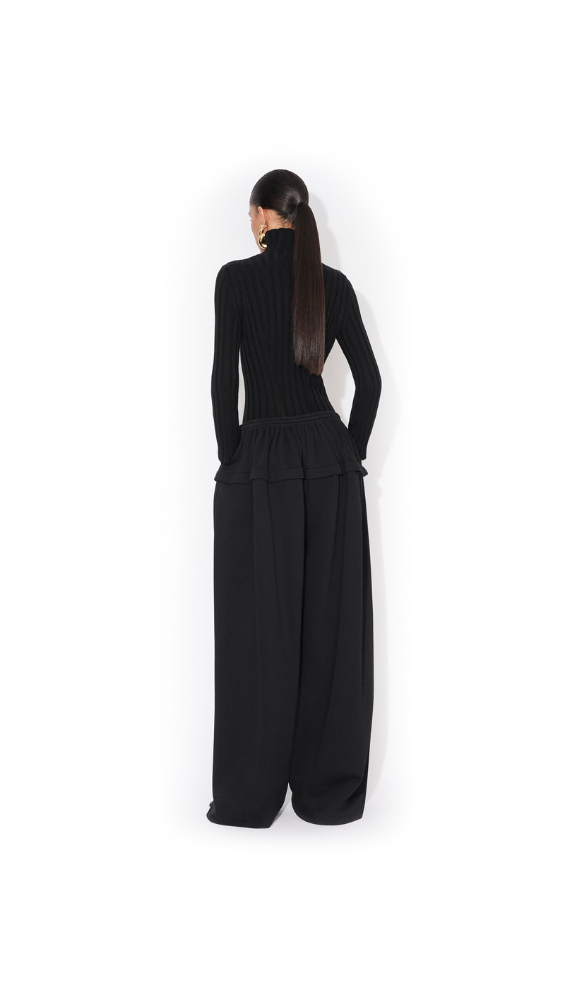 Alaïa PEPLUM FLEECE PANTS outlook