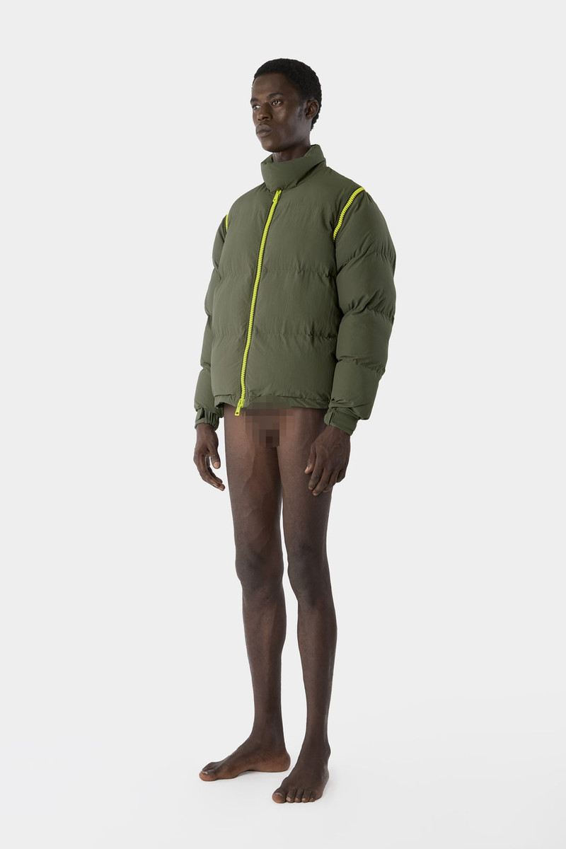 DOWN JACKET / military green 5