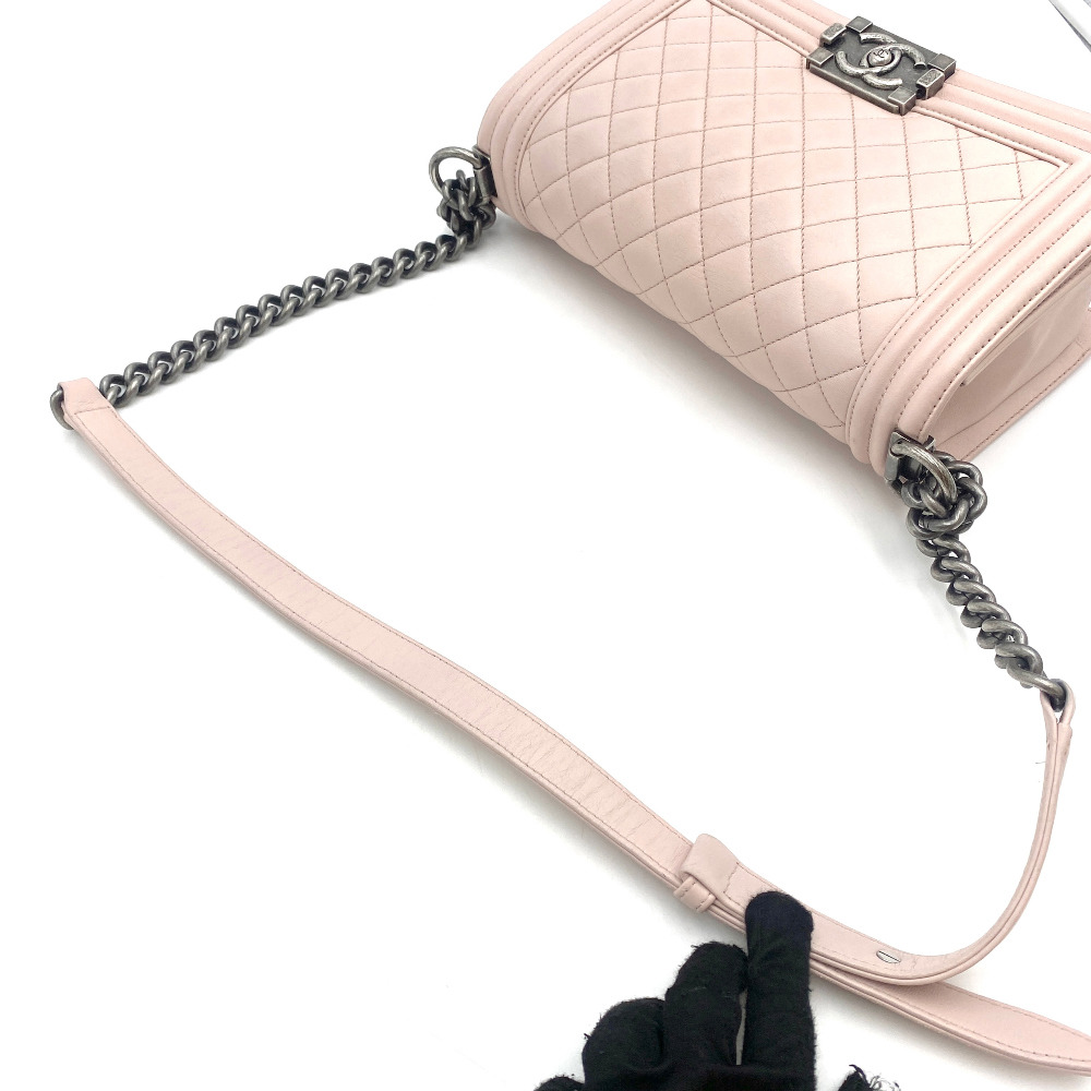 Chanel No.23 Pink Boy Bag Medium - 7