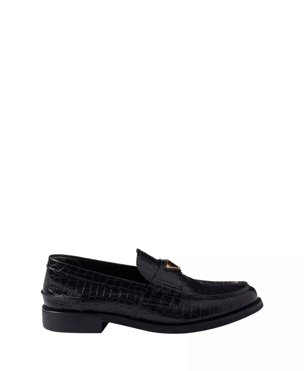 Women's Croco-Print Leather Loafers - 2