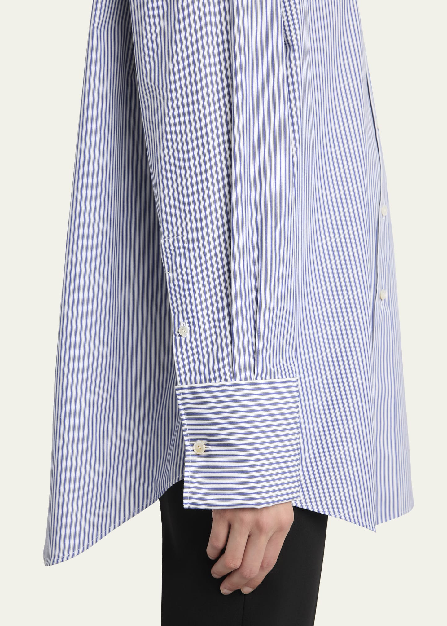 Ment Striped Button-Down Shirt - 5