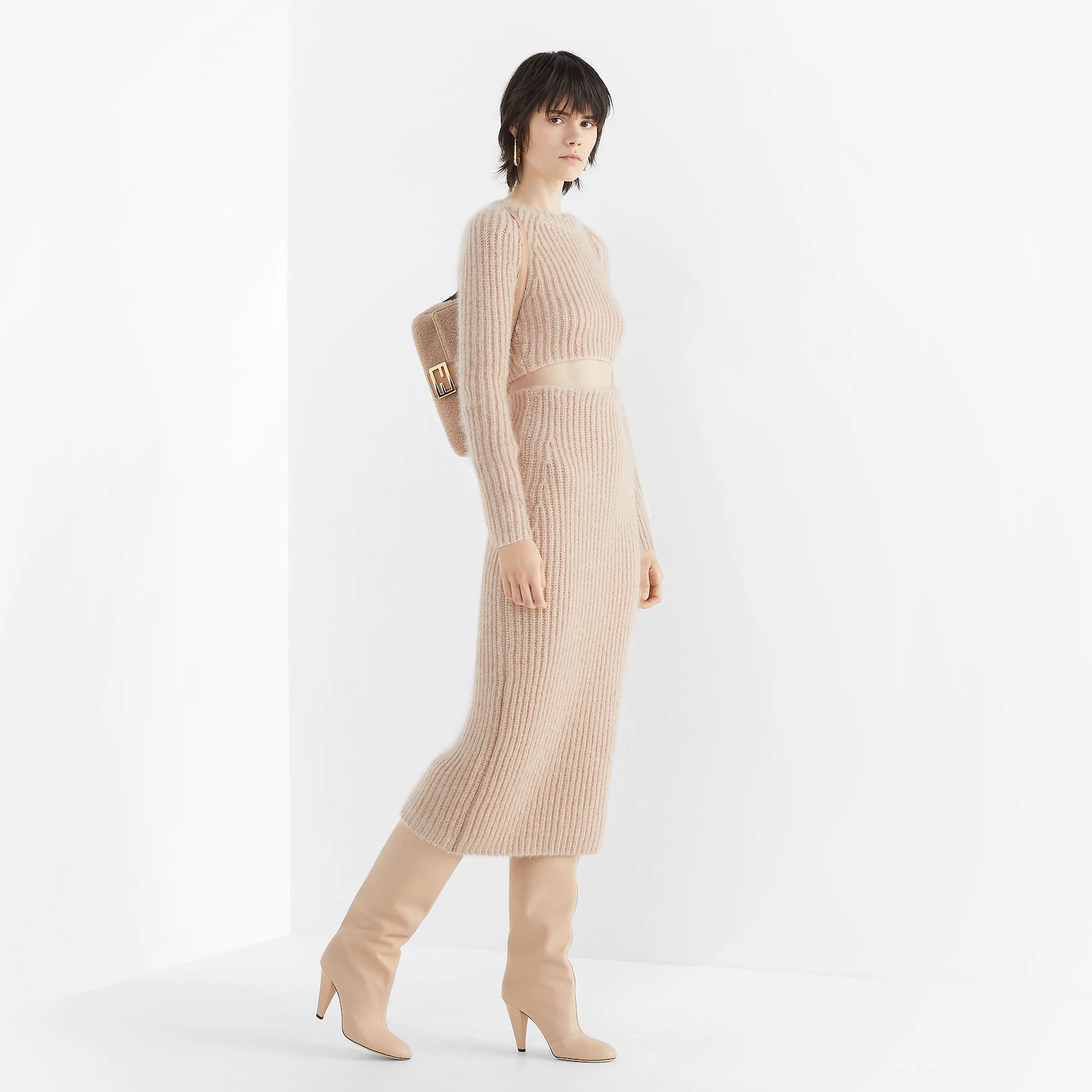 Pink mohair jumper - 4