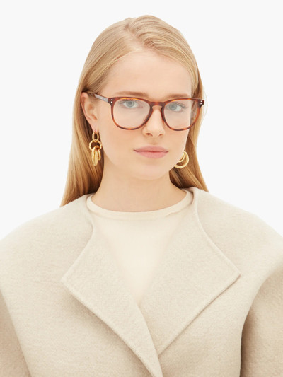 CELINE Round tortoiseshell-acetate glasses outlook