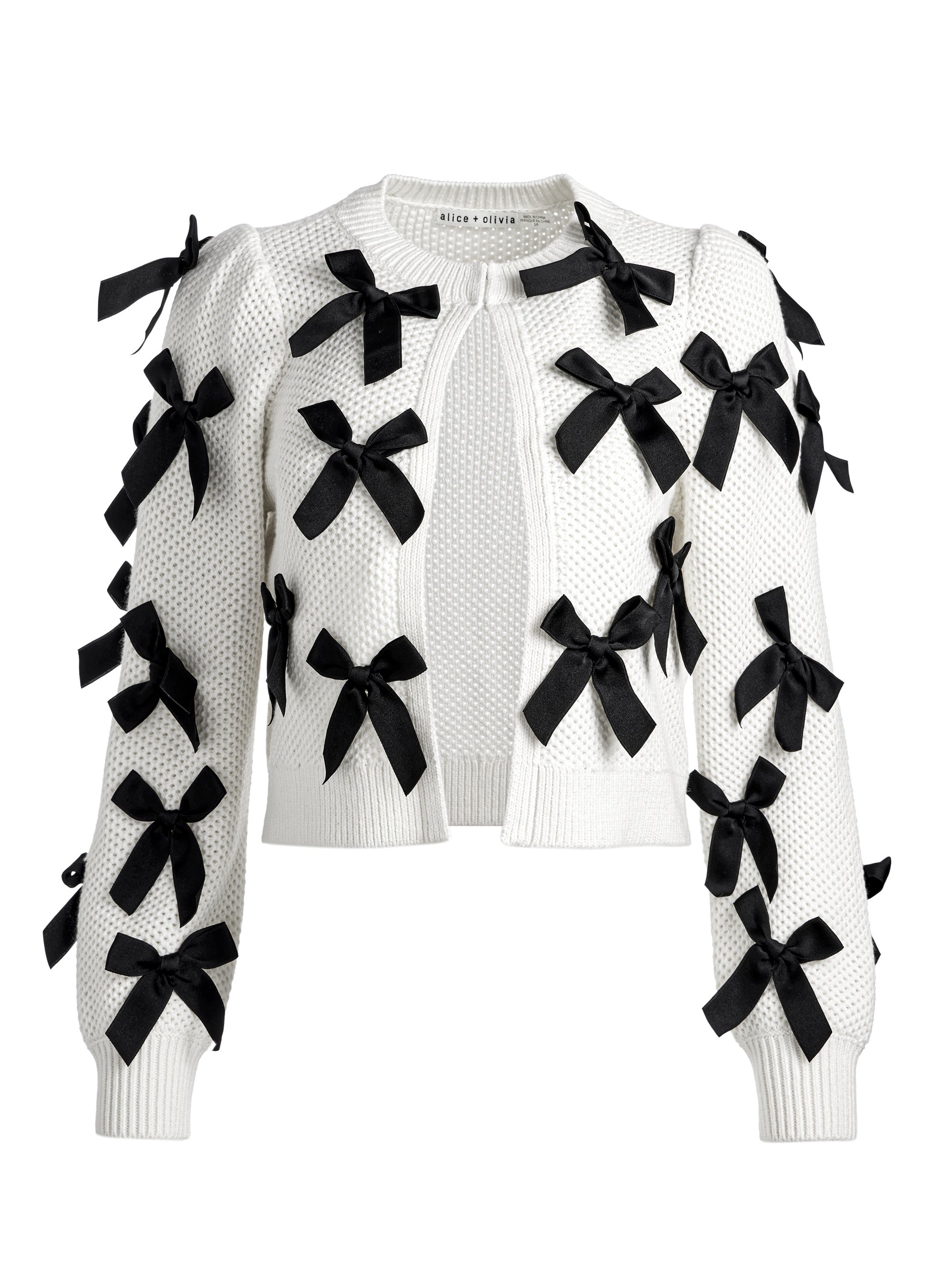KITTY BOW CARDIGAN - 1