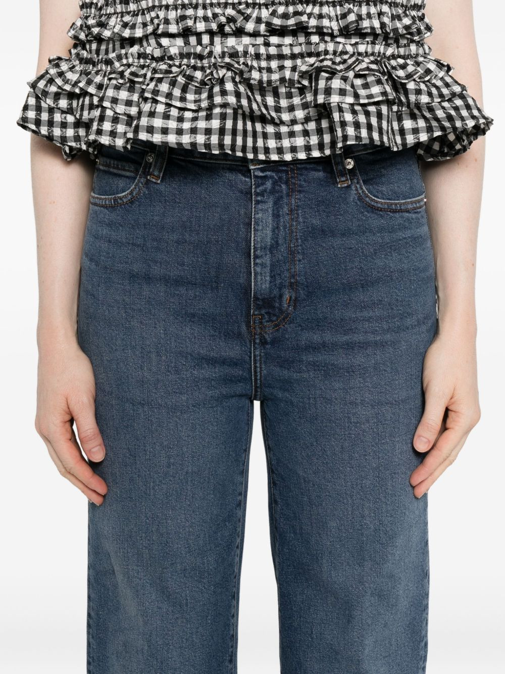 high-waisted jeans - 5