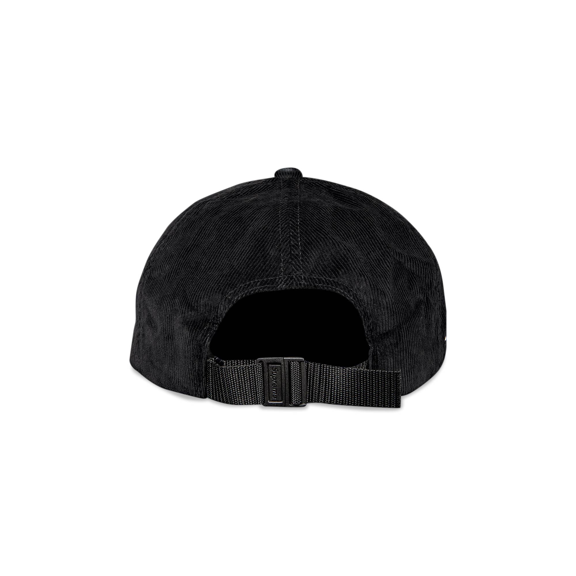 Supreme GORE-TEX Corduroy Classic Logo 6-Panel 'Black' - 2