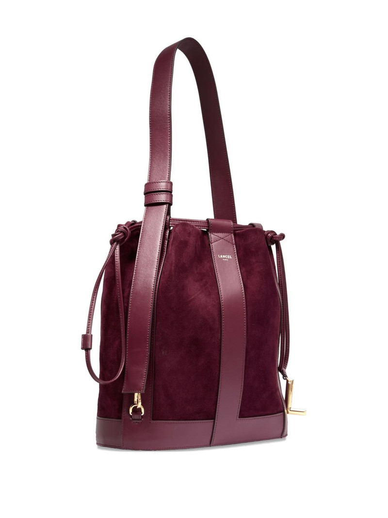 medium Elles suede bucket bag 3