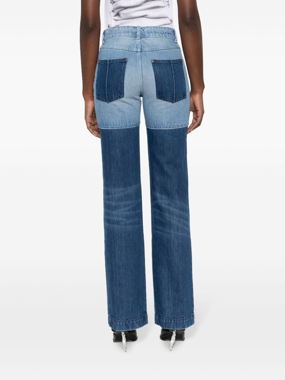 Combo straight-leg jeans - 4
