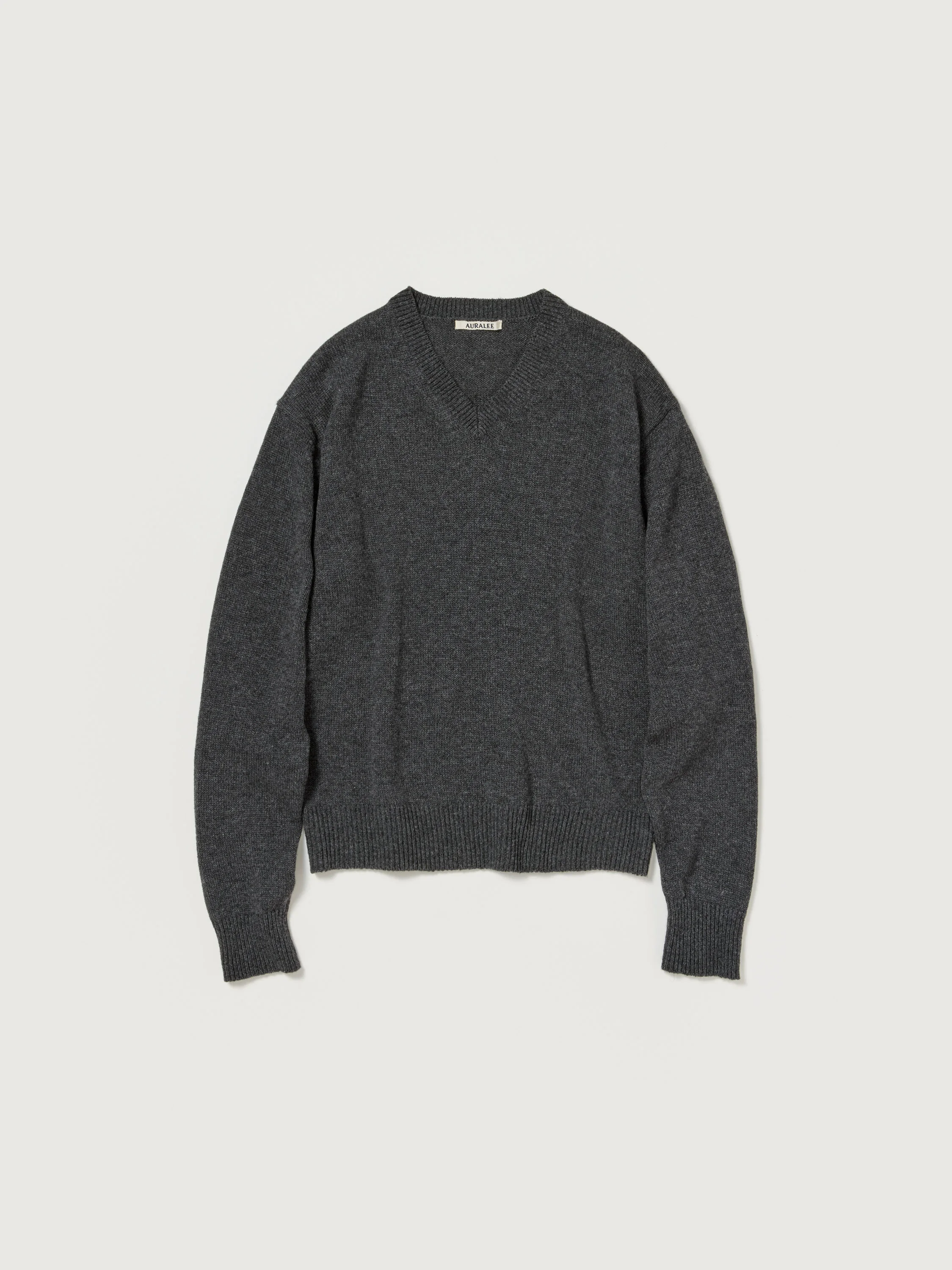 LIGHT CASHMERE KNIT V-NECK P/O - 1