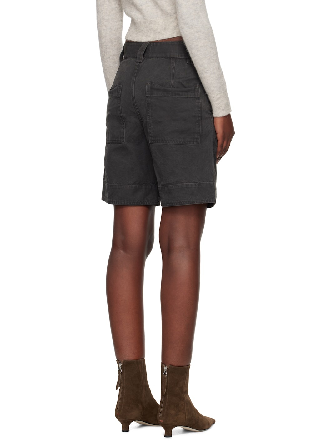 Black Katja Shorts - 3
