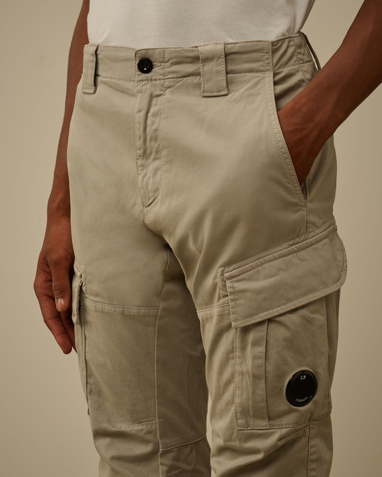 Stretch Sateen Ergonomic Lens Cargo Pants - 5
