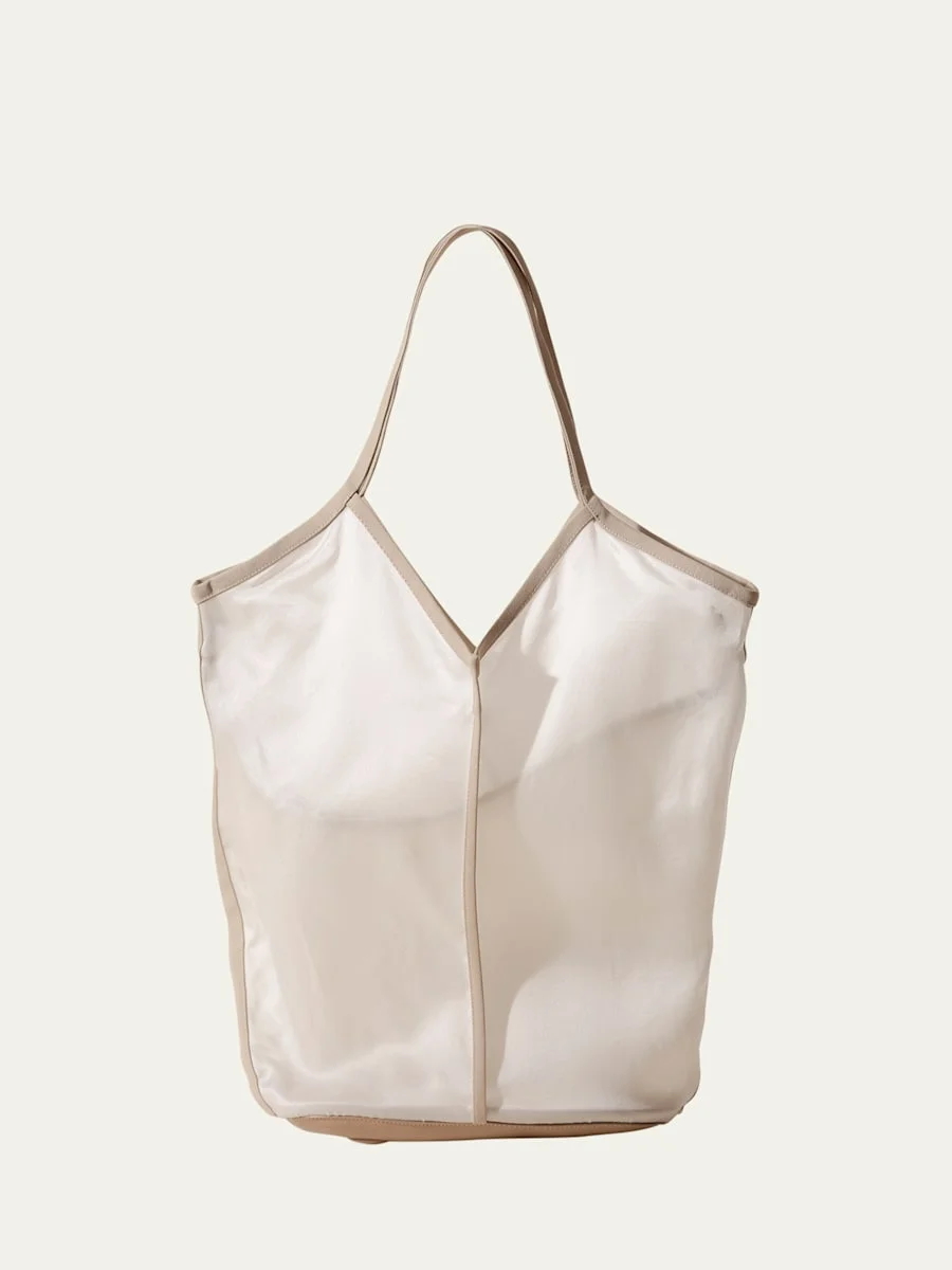 Calella Small Mesh Silk Tote Bag - 1