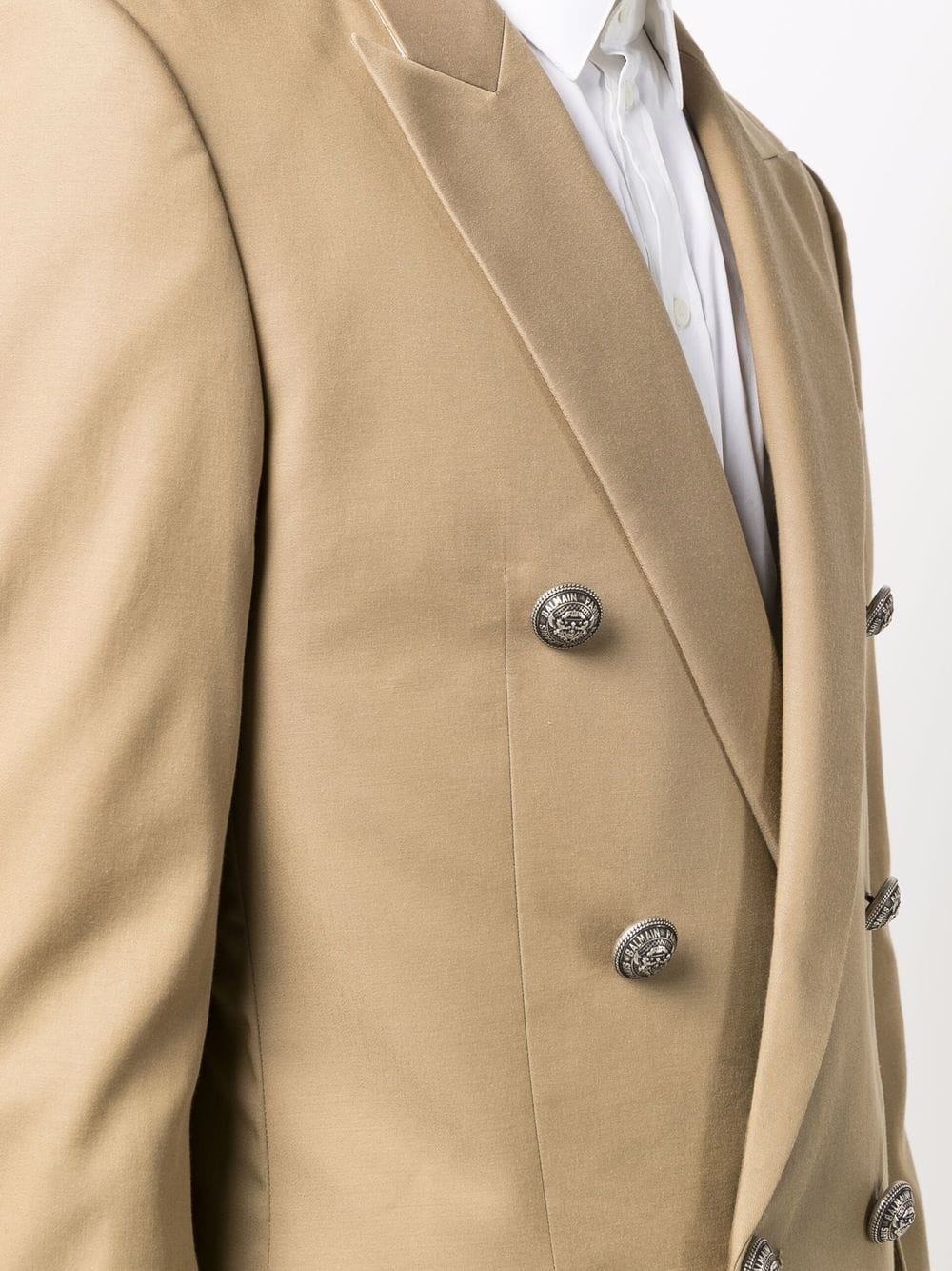 peak-lapel double-breasted blazer - 5