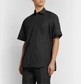 Oversized Logo-Appliquéd Cotton Shirt - 10