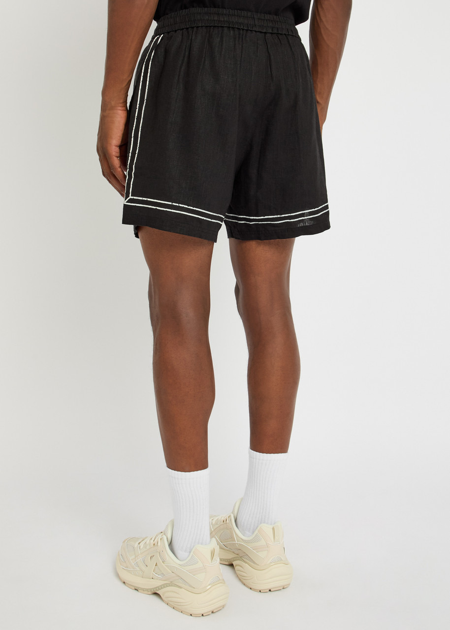 Represent Border Ramie Shorts - 3