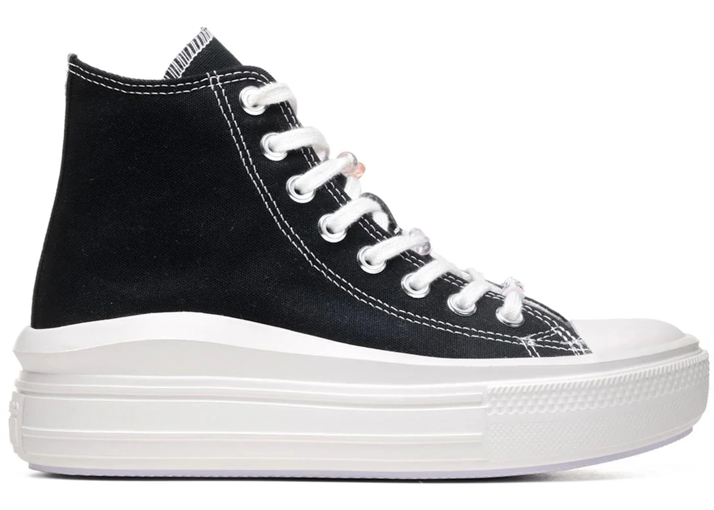 Converse Chuck Taylor All Star Move Platform Hi DIY Beads Black (Women's) - 1