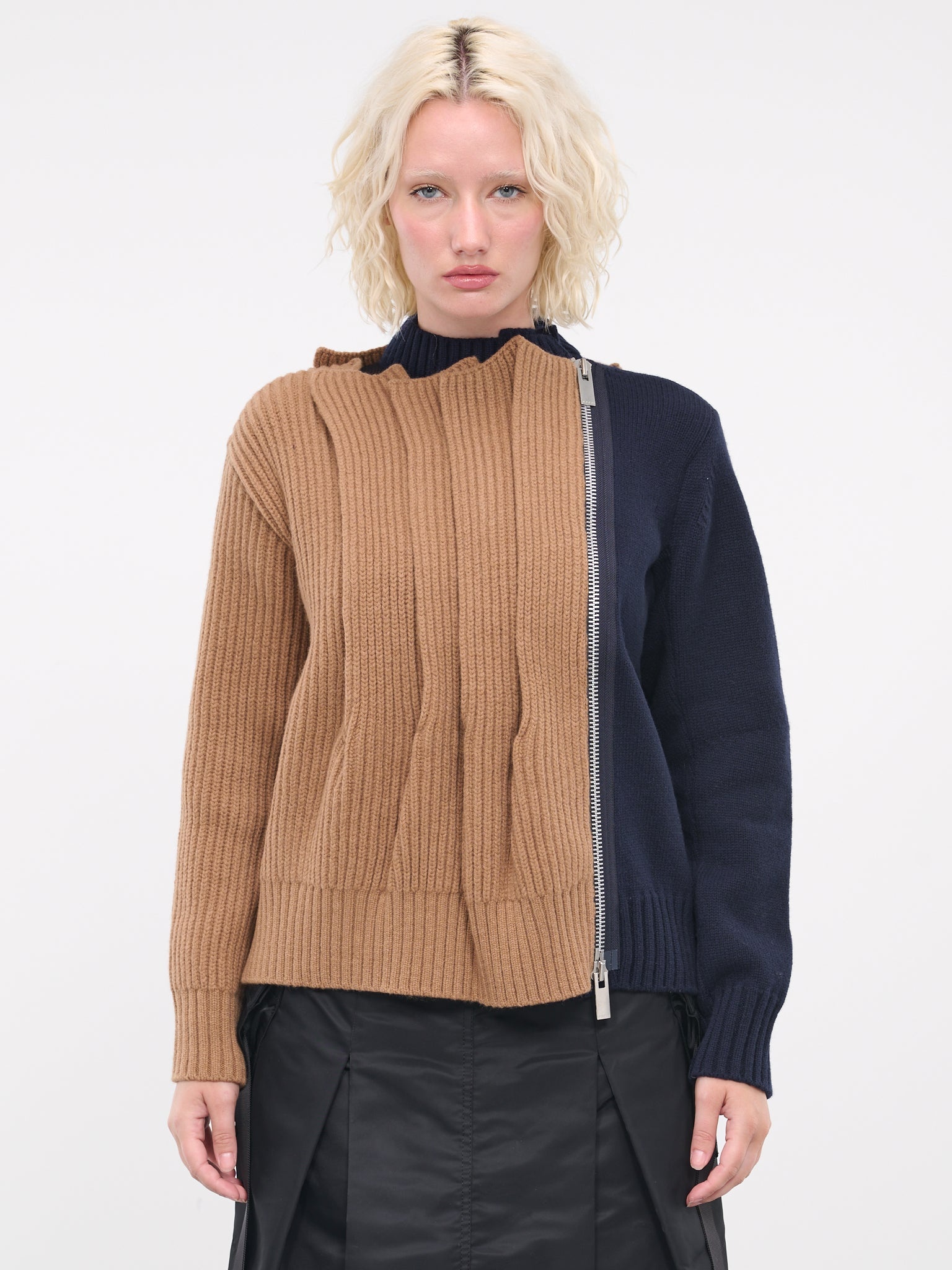 Wool Knit Blouson - 1