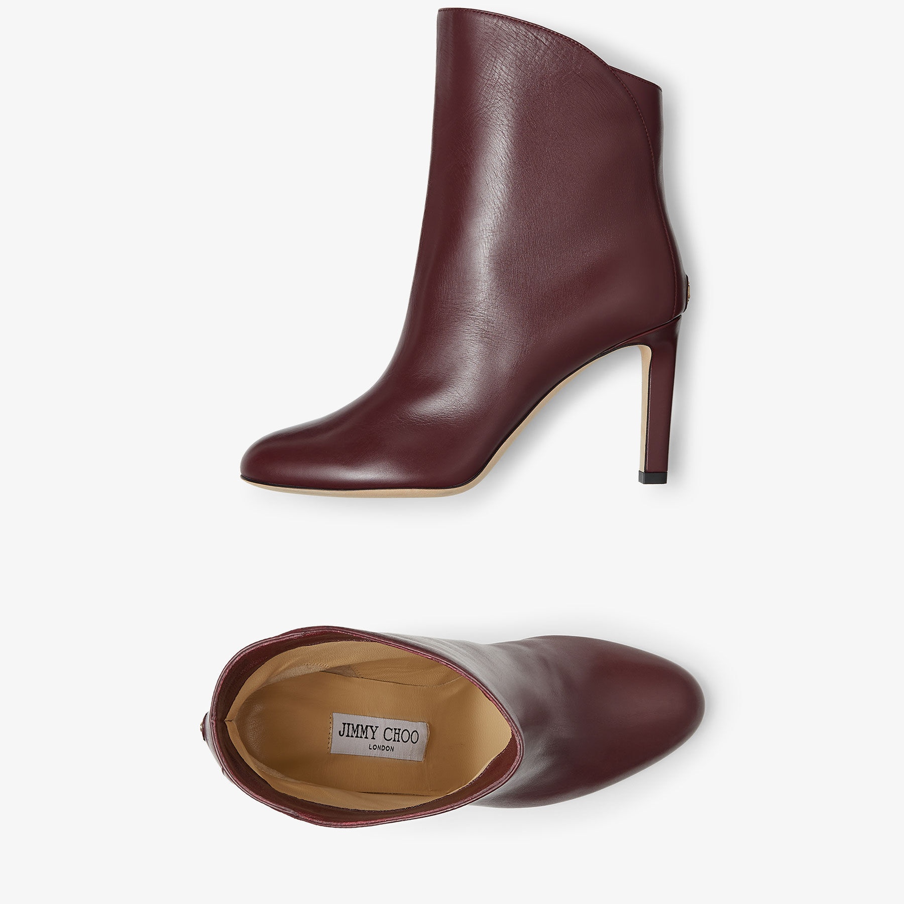 Karter Ab 85
Burgundy Calf Leather Ankle Boots - 5