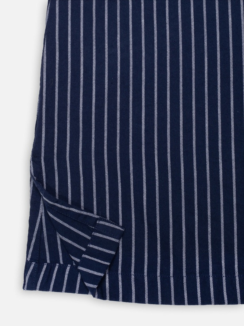 Ronja Open Collar Dress Blue 4