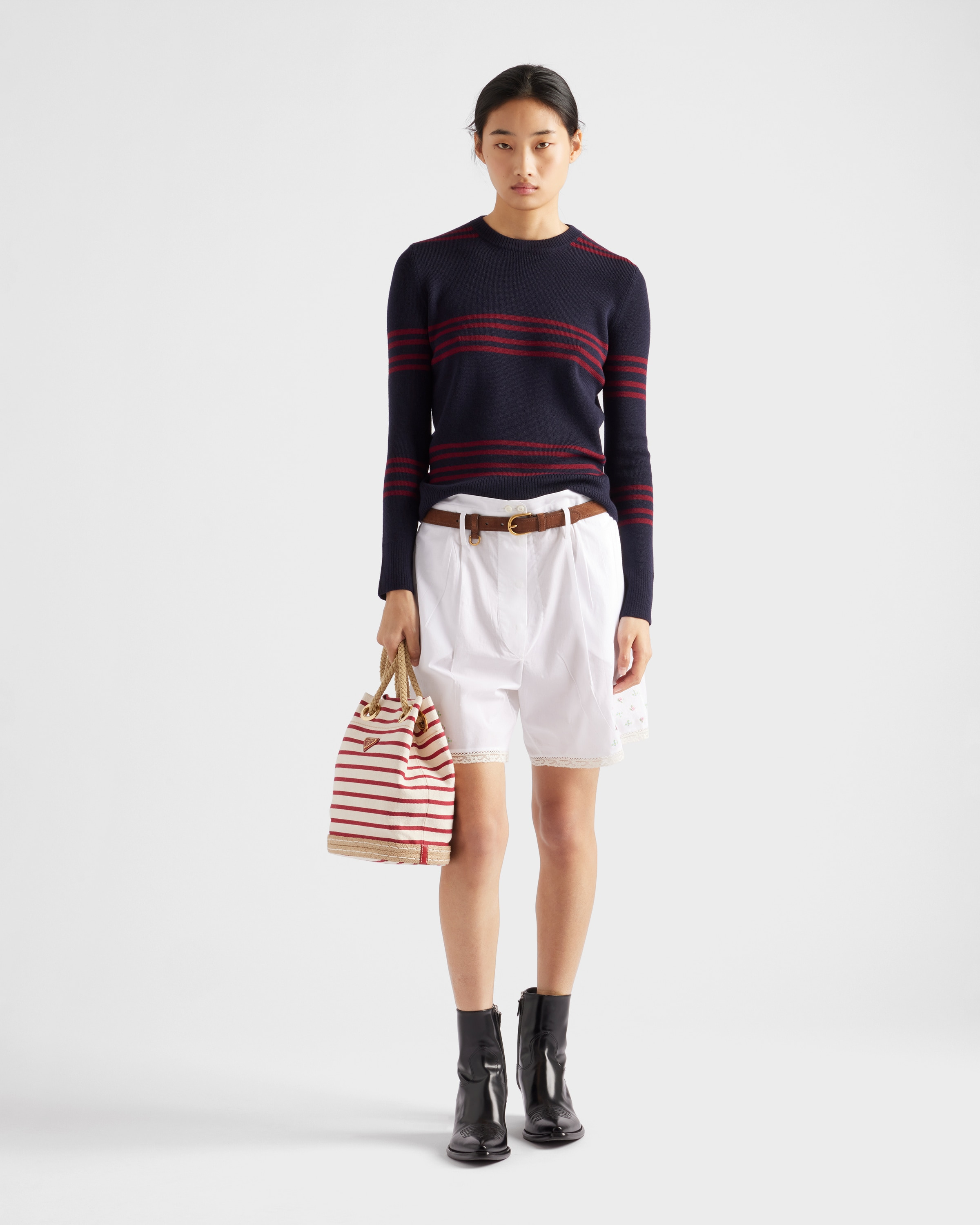 Wool crew-neck sweater - 2