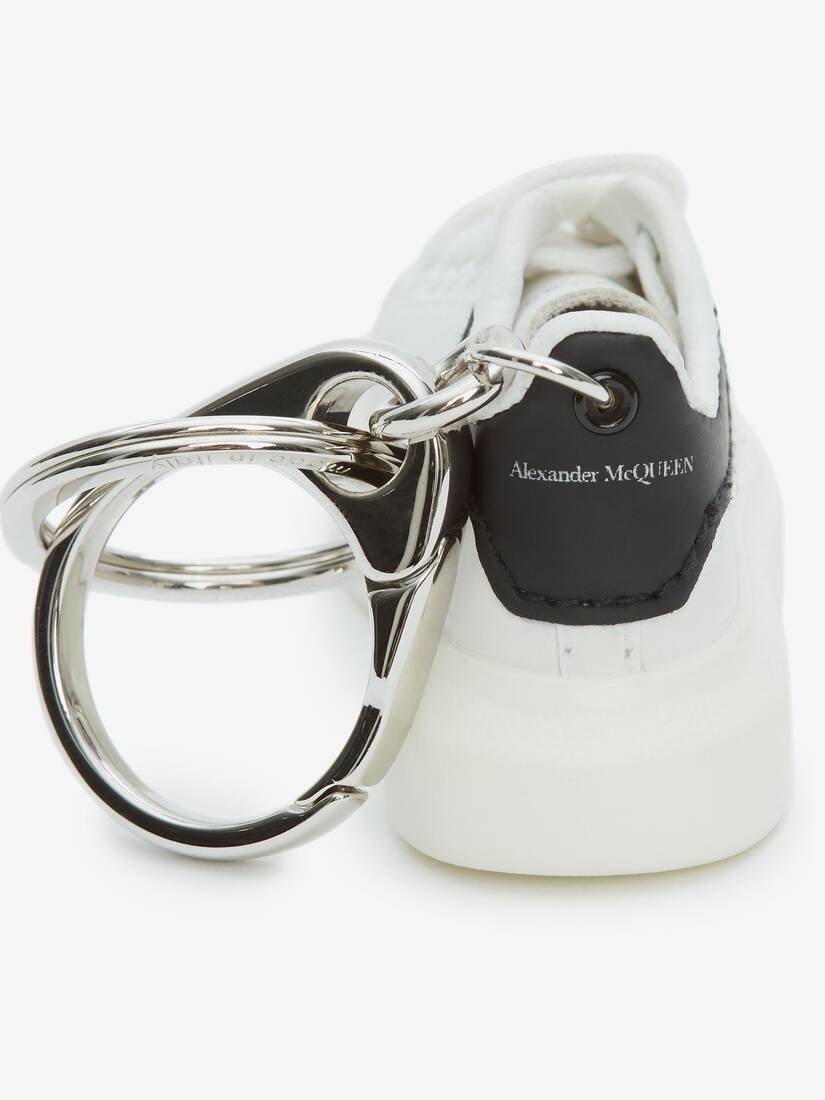 Oversized Sneaker Key Chain in White/black - 4