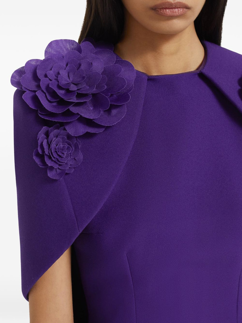 Lennox floral-appliqué maxi dress 5